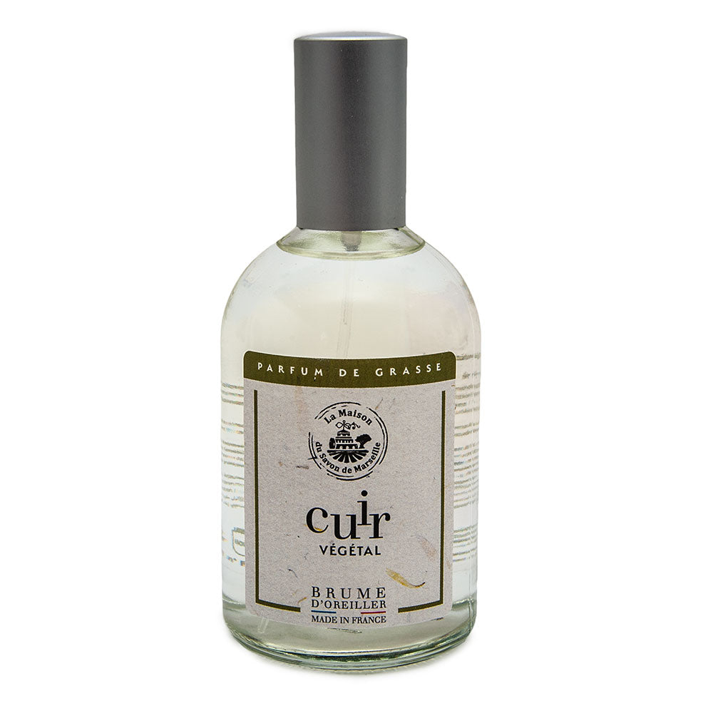 French Pillow Mist, Vegetal Leather Fragrance, 100ml Bottle