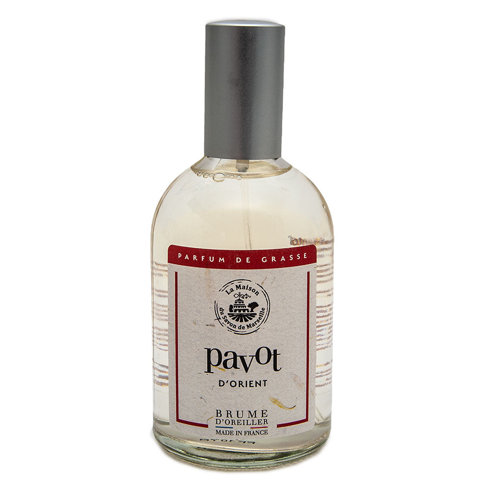 French Pillow Mist, Oriental Poppy Fragrance, 100ml Bottle