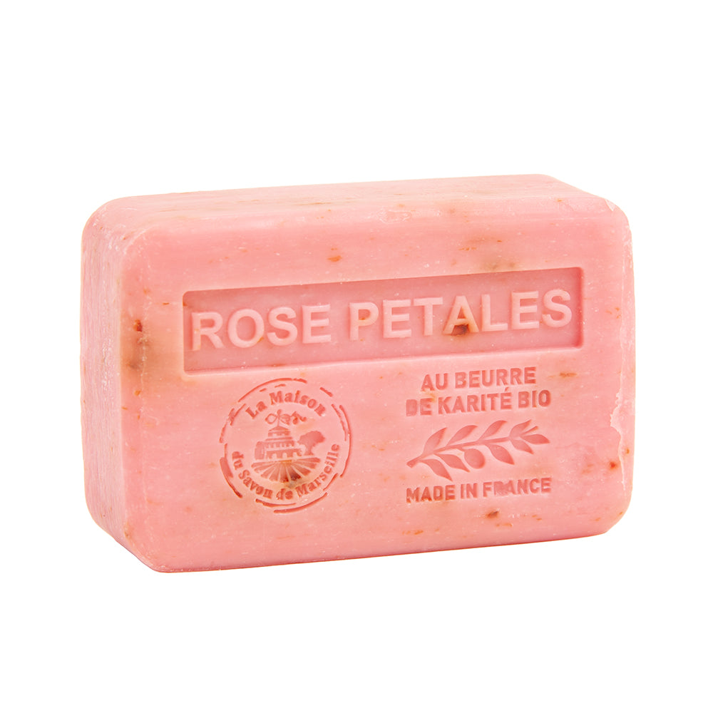 French Soap with Shea Butter, Rose Petals Fragrance, 250g