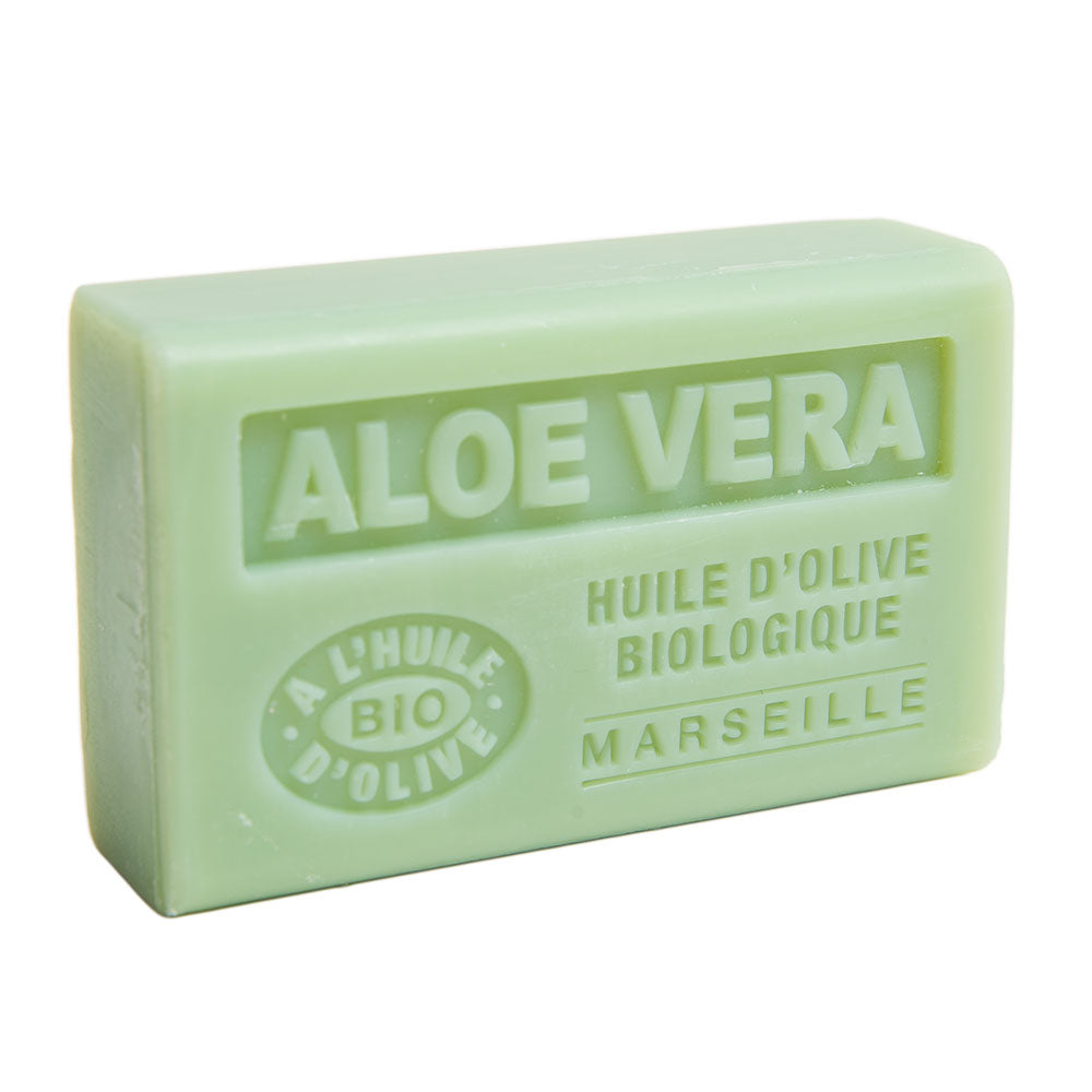 French Olive Oil Soap with Shea Butter, Aloe Vera Fragrance, 125g