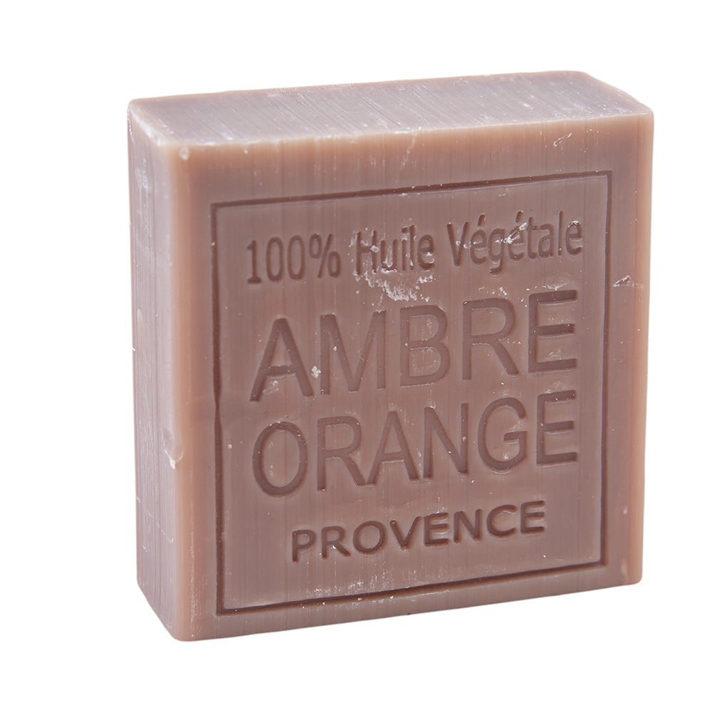 French Soap Bar, Enriched with Nigella Oil, Amber & Orange Fragrance, 100g