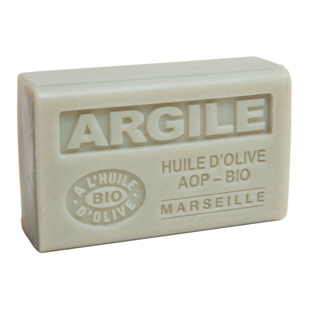 French Olive Oil Soap with Shea Butter, Green Clay Fragrance, 125g