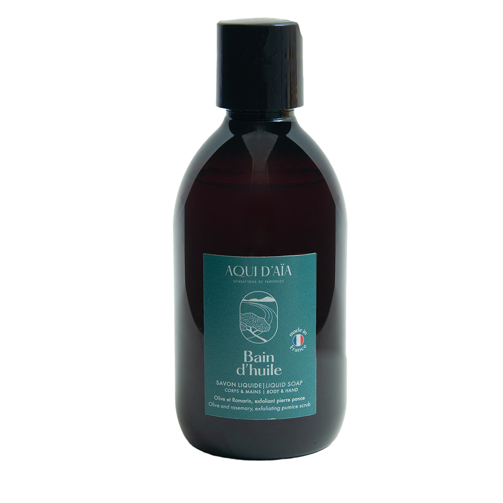Radiant Skin, Exfoliating French Liquid Soap, Olive & Rosemary, 300ml