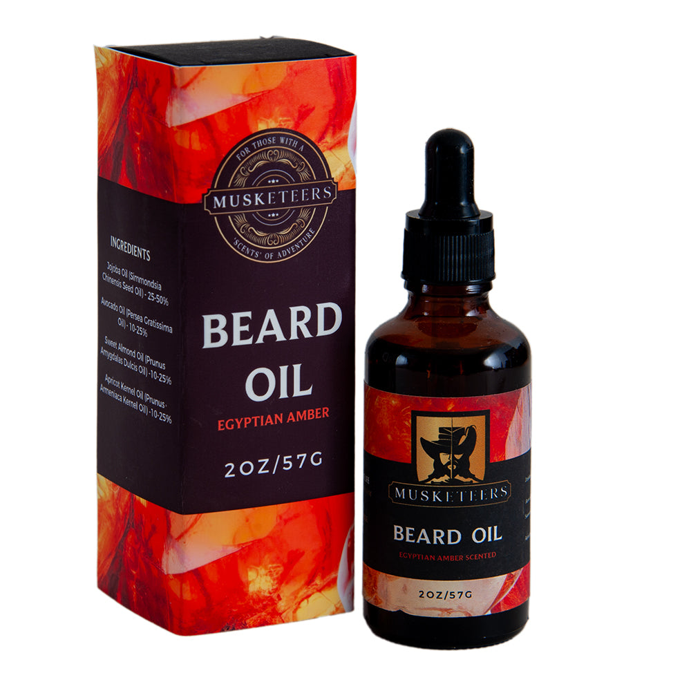 Men's Grooming, Nourishing Beard Oil, Egyptian Amber Fragrance, 50ml