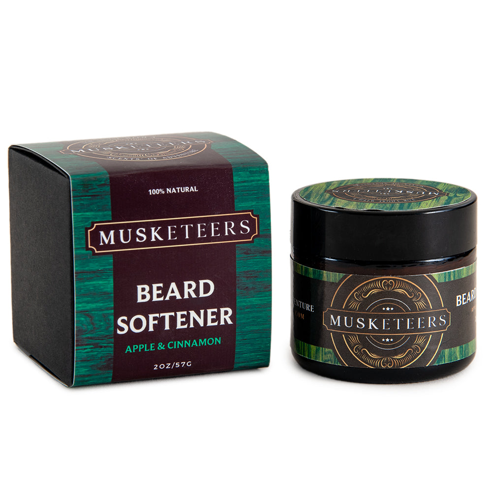 Men's Grooming, Natural Beard Softener, Apple & Cinnamon Fragrance, 57g