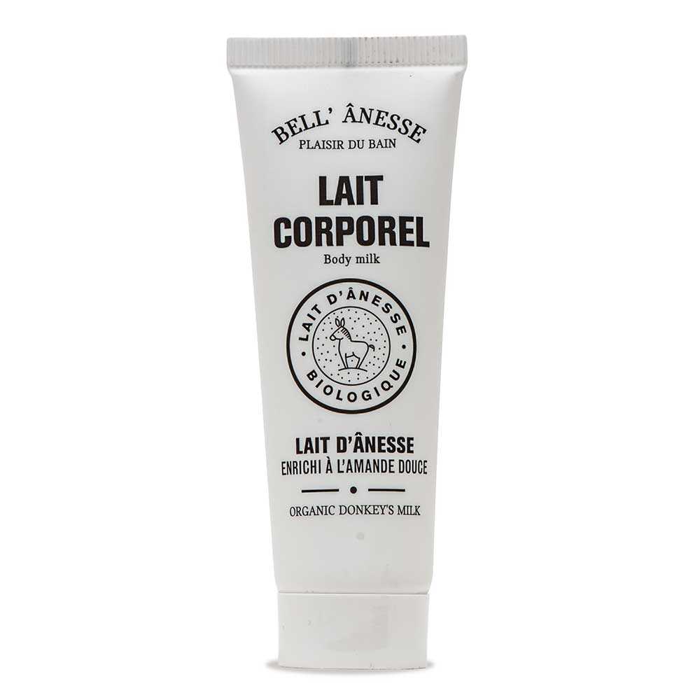Travel Size Body Lotion with Organic Donkey Milk, Sweet Almond, 30ml