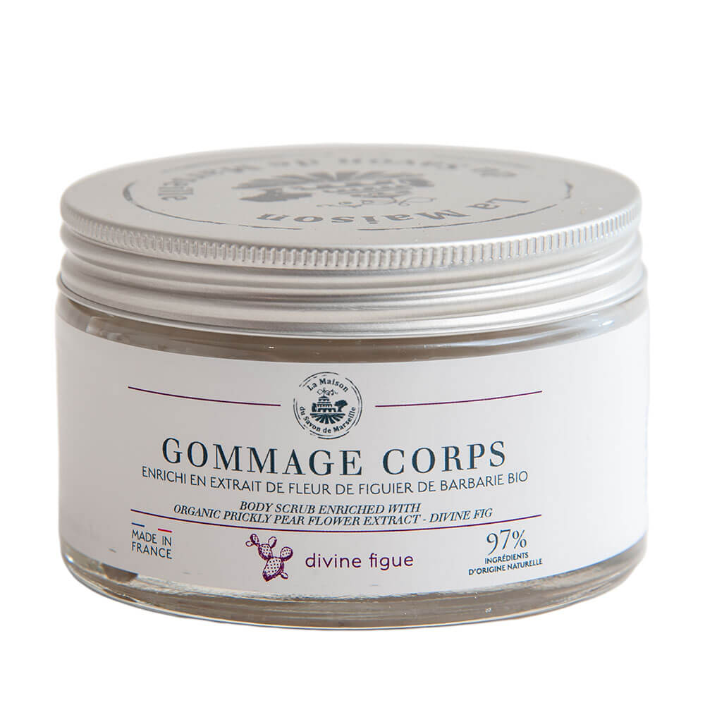 French Body Scrub, Prickly Pear Flower, Shea Butter and Sweet almond Oil, 200ml