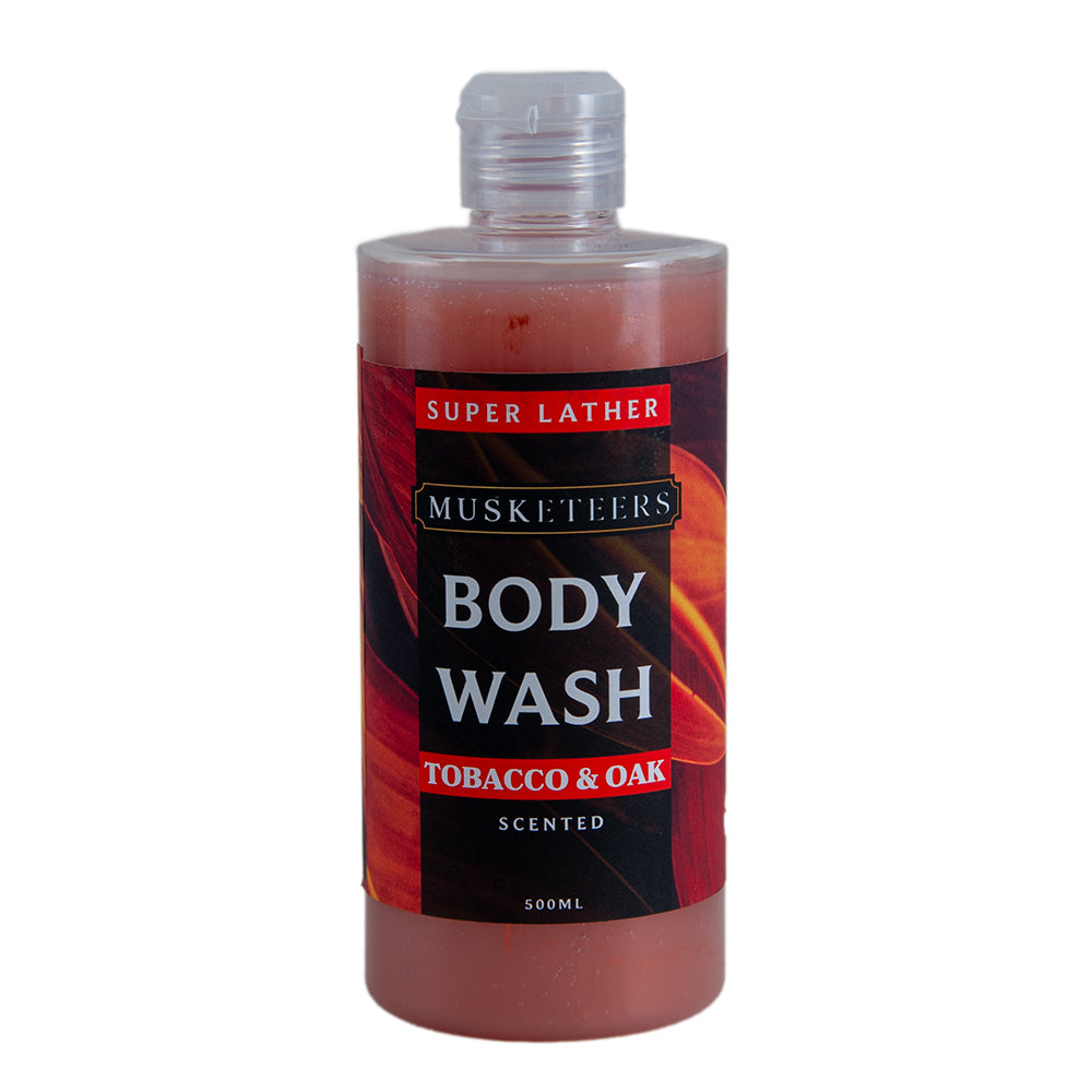 Shower Gel Enriched with Argan Oil, Cuban Tobacco & Oak Fragrance, 500ml