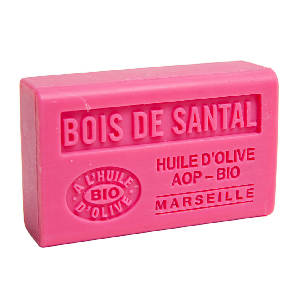 French Olive Oil Soap with Shea Butter, Sandalwood Fragrance, 125g