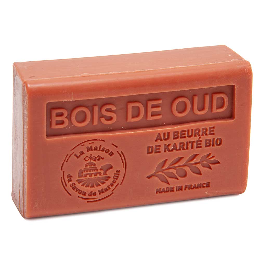 French Soap with Shea Butter, Oud Wood, 125g