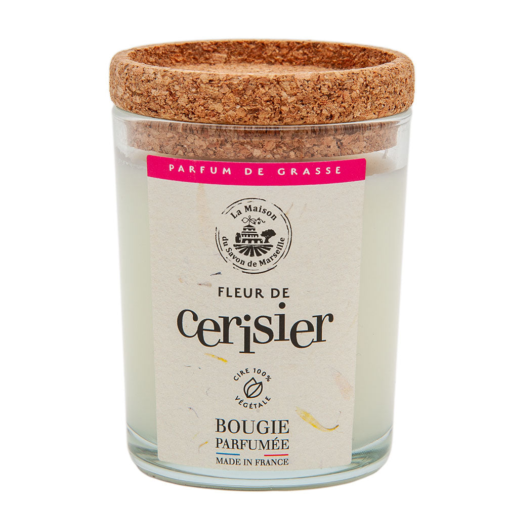 French Scented Candle, Cherry Fragrance, 180g