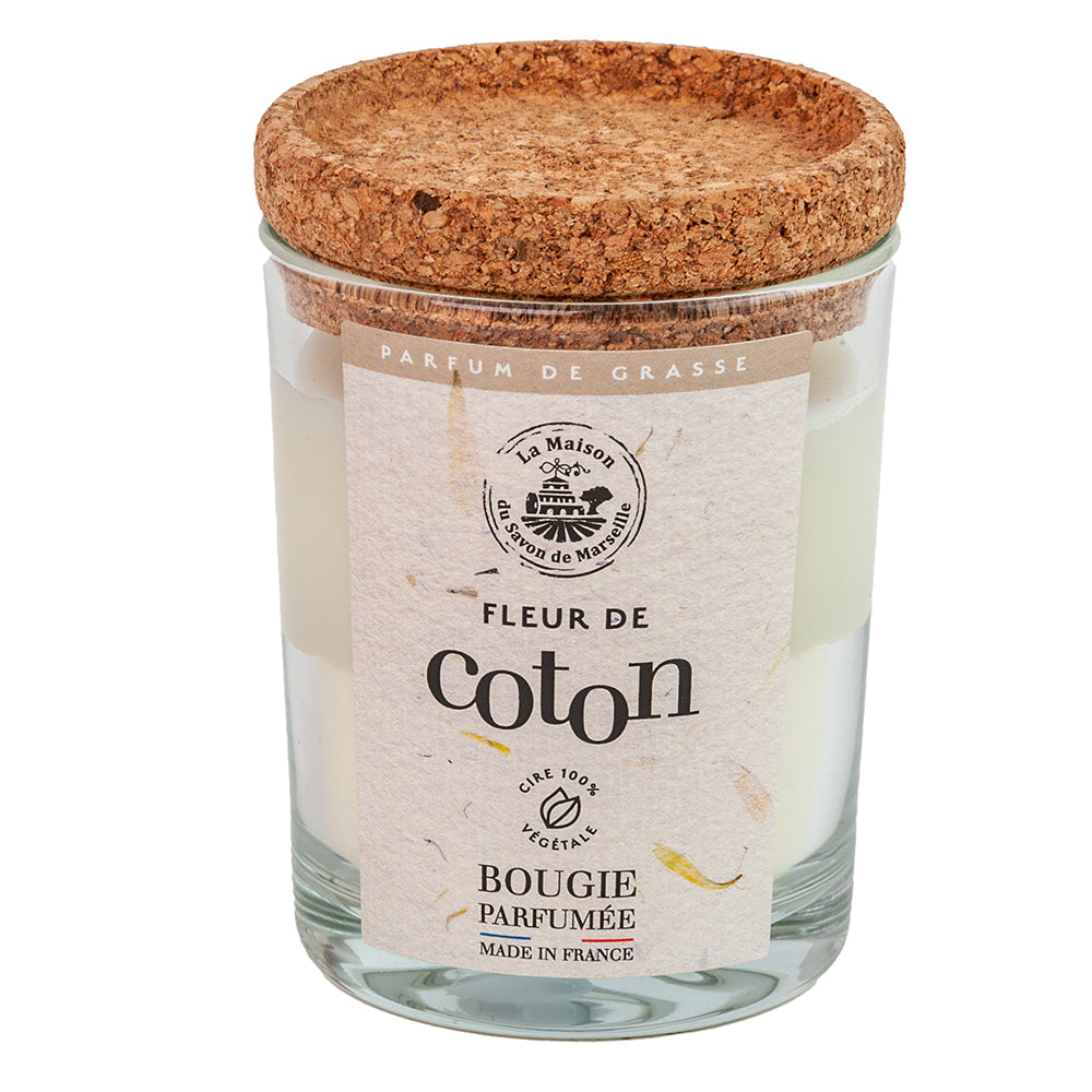 French Scented Candle, Cotton Flower Fragrance, 180g