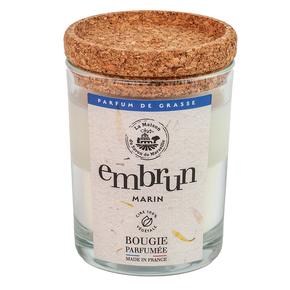 French Scented Candle, Marine Fragrance, 180g