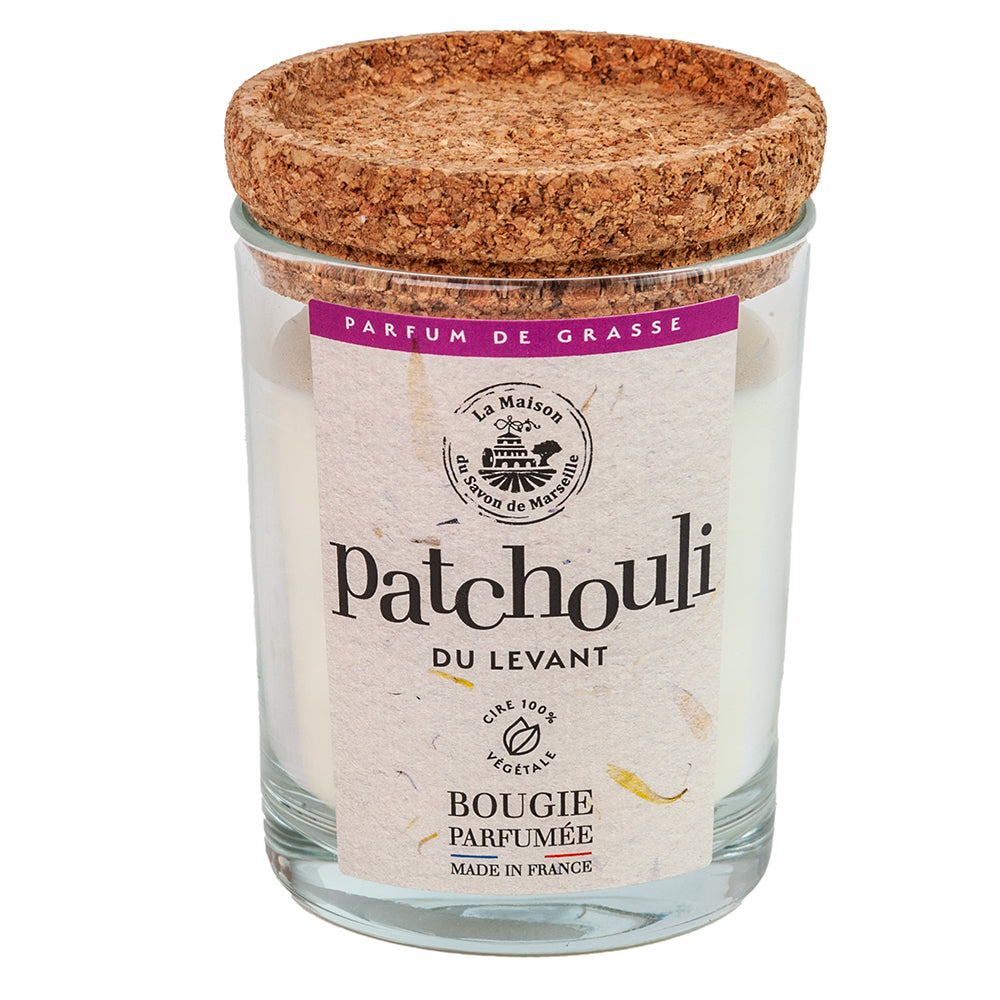 French Scented Candle, Patchouli Fragrance, 180g