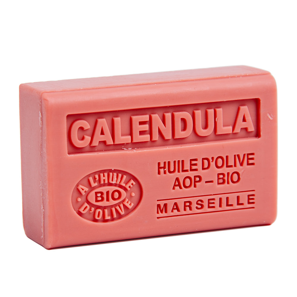 French Olive Oil Soap with Shea Butter, Calendula Fragrance, 125g