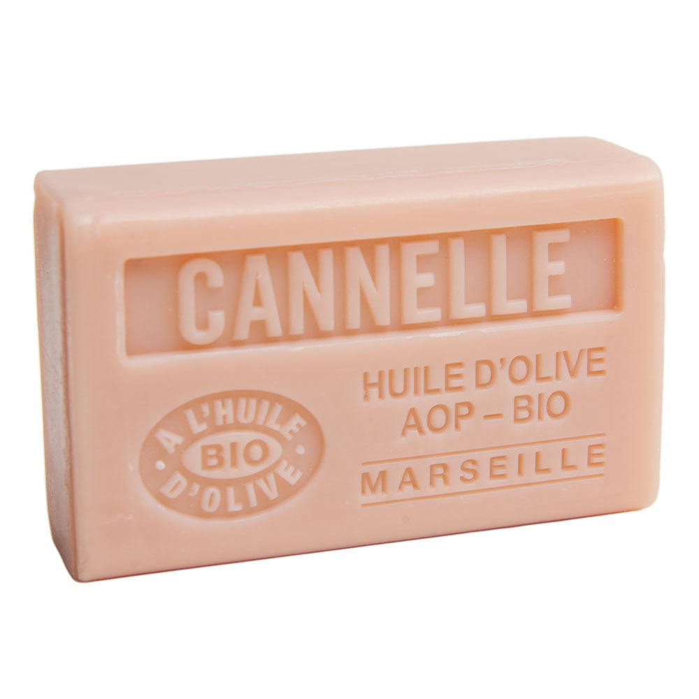 French Olive Oil Soap with Shea Butter, Cinnamon Fragrance, 125g