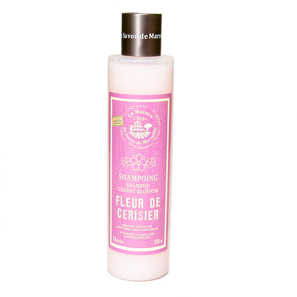French Shampoo with Aloe Vera, Cherry Blossom Scent, 250ml