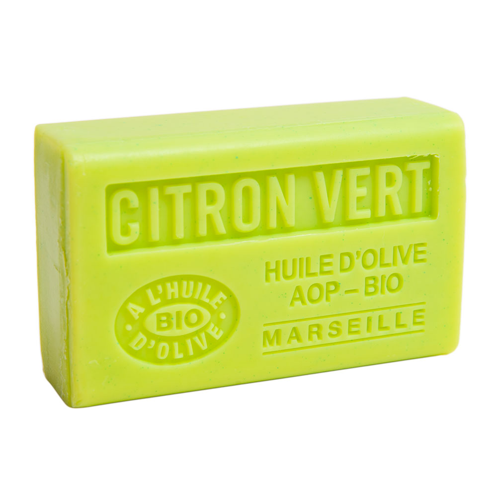 French Olive Oil Soap with Shea Butter, Lime Fragrance, 125g
