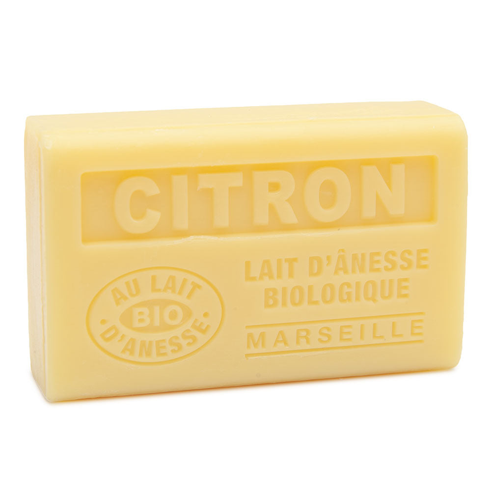 French Soap with Donkey Milk, Lemon Fragrance, 125g
