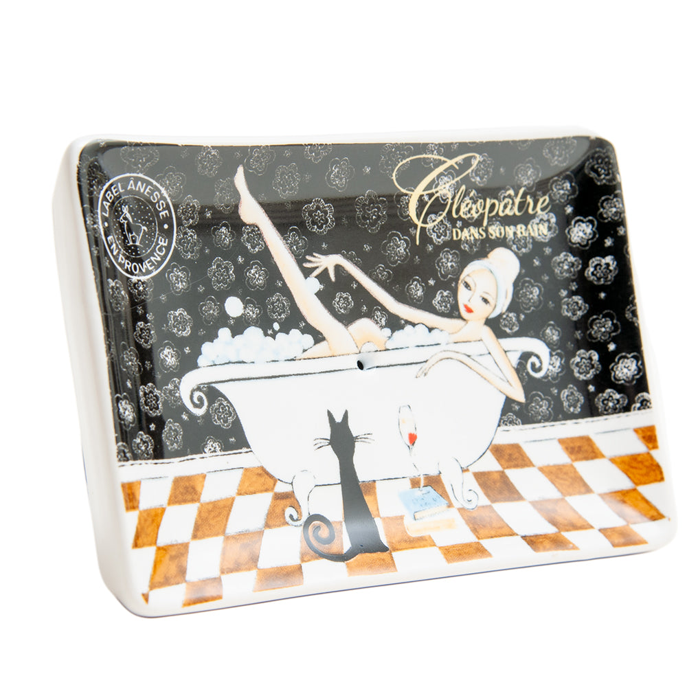 Ceramic Soap Dish, Cleopatra French Design