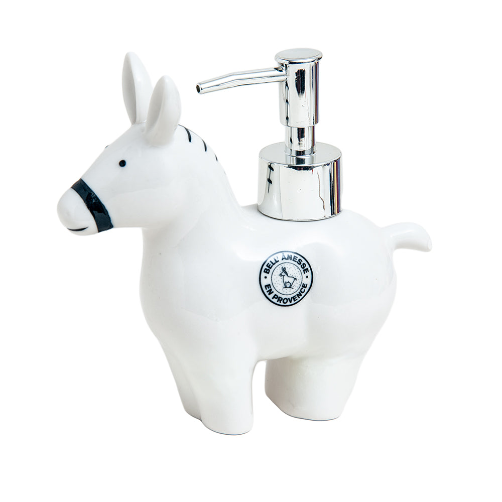 Donkey Shaped Porcelain Soap Dispenser, Holds 100ml