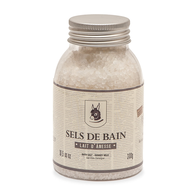 French Bath Salts, Camargue Salt, Donkey Milk Fragrance, 300g