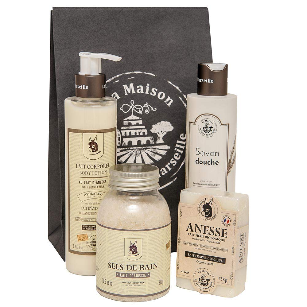 French Bath and Body Gift Set, Donkey Milk Fragrance