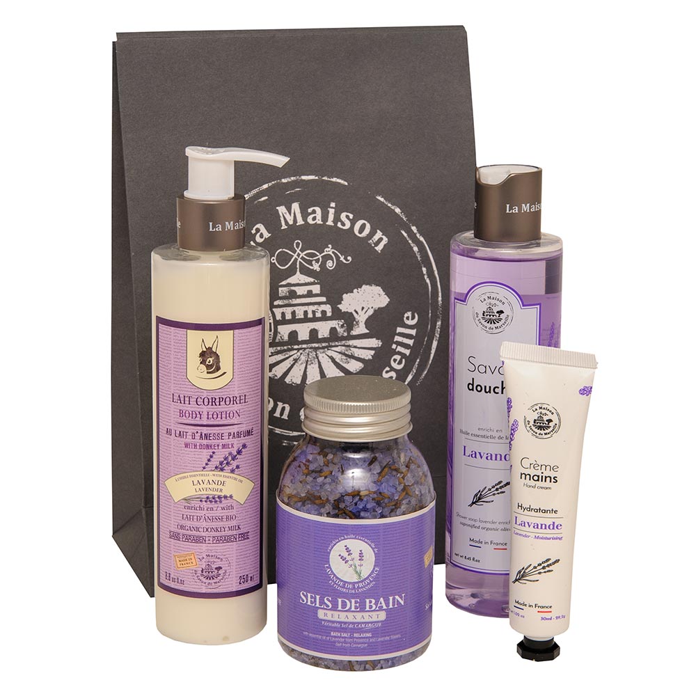 French Bath and Body Gift Set, Lavender Fragrance