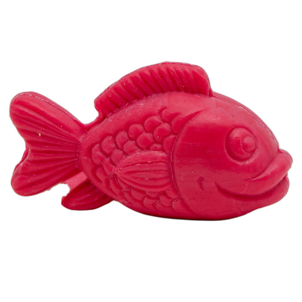 French Fish Shaped Soap, Raspberry Fragrance, 20g