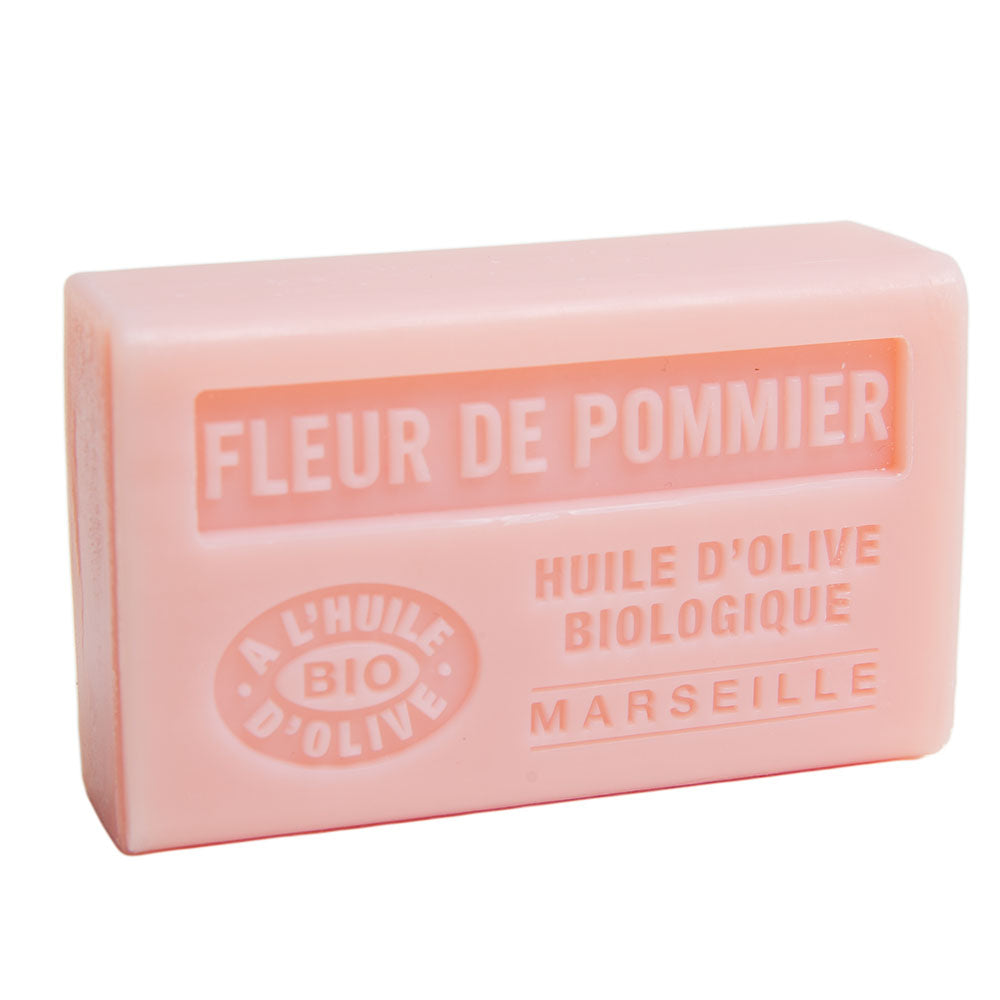 French Olive Oil Soap with Shea Butter, Apple Blossom Fragrance, 125g