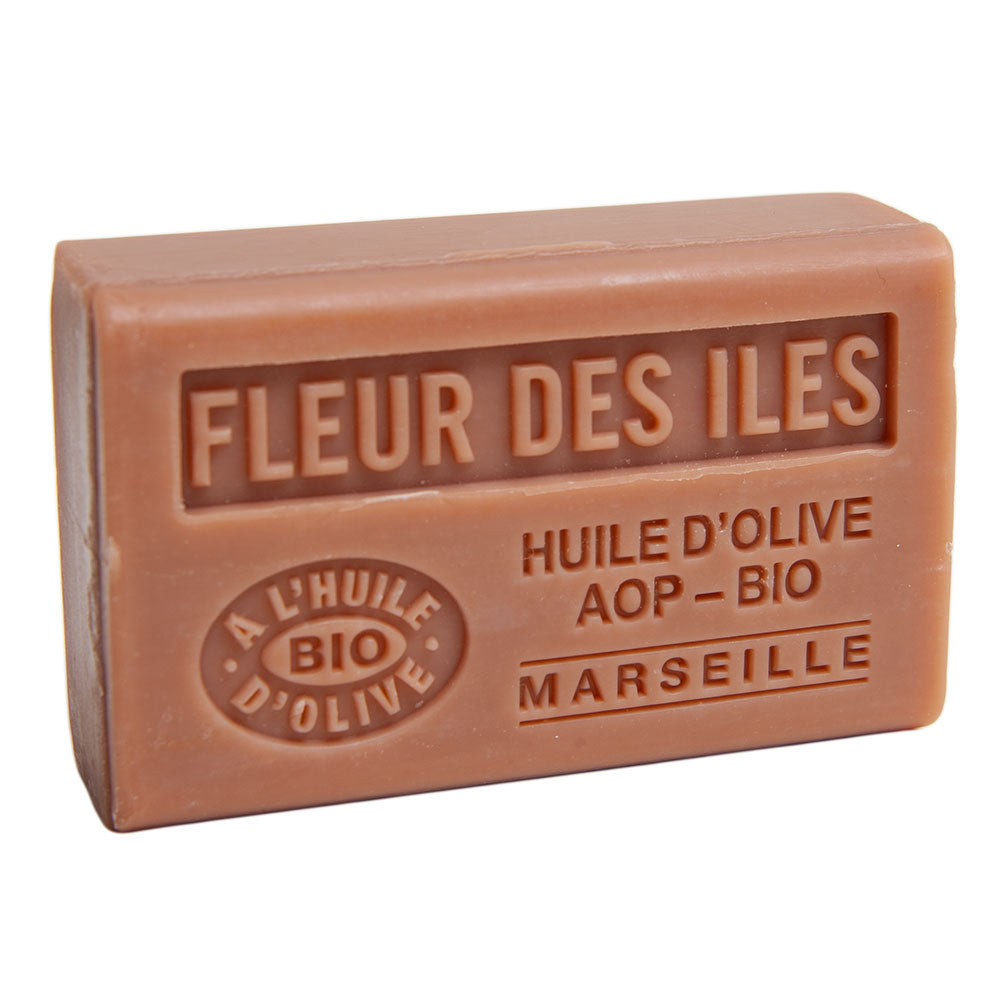 French Olive Oil Soap with Shea Butter, Island Flower Fragrance, 125g