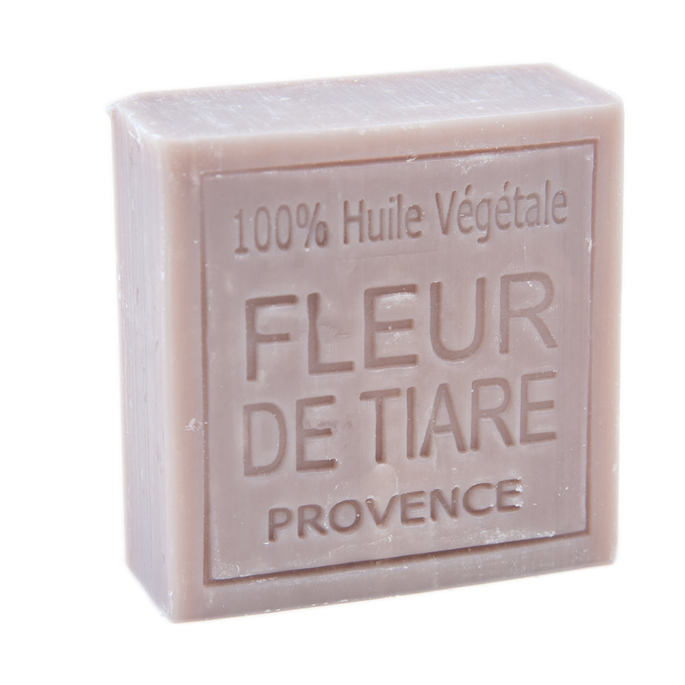 French Soap Bar, Enriched with Sweet Almond Oil, Monoi Fragrance, 100g