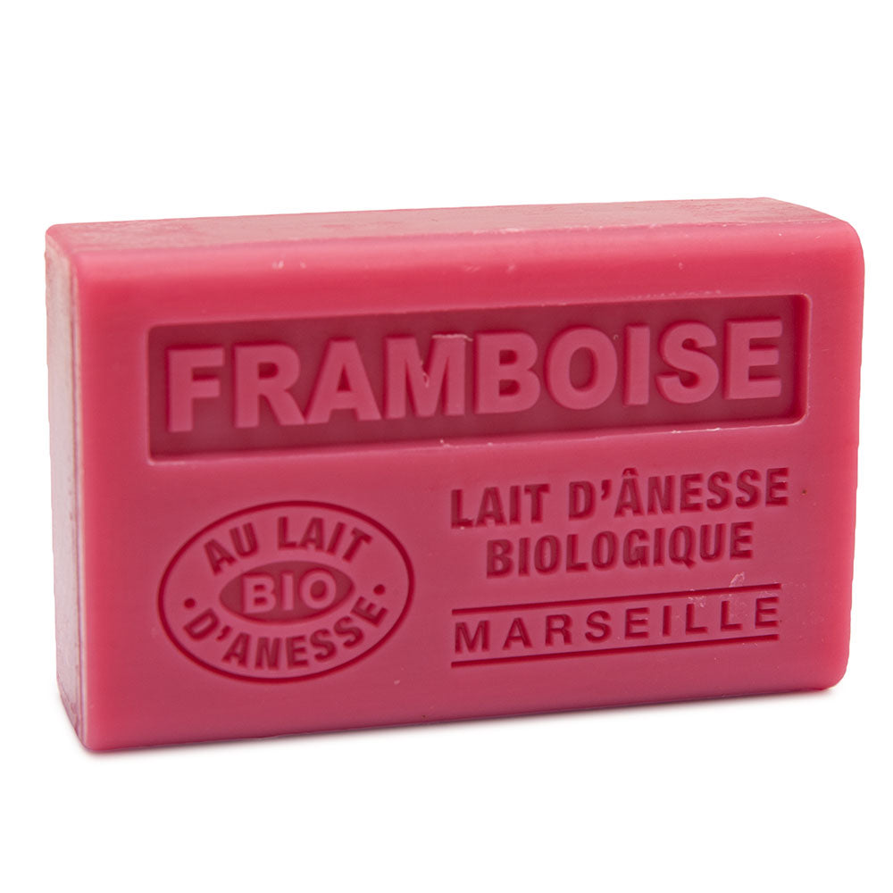 French Soap with Donkey Milk, Raspberry Fragrance, 125g