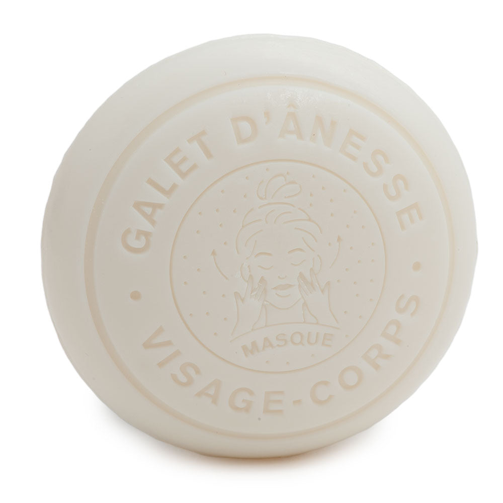 French Pebble Soap, Body and Face Mask, Organic Donkey Milk, Donkey Milk Fragrance, 110g