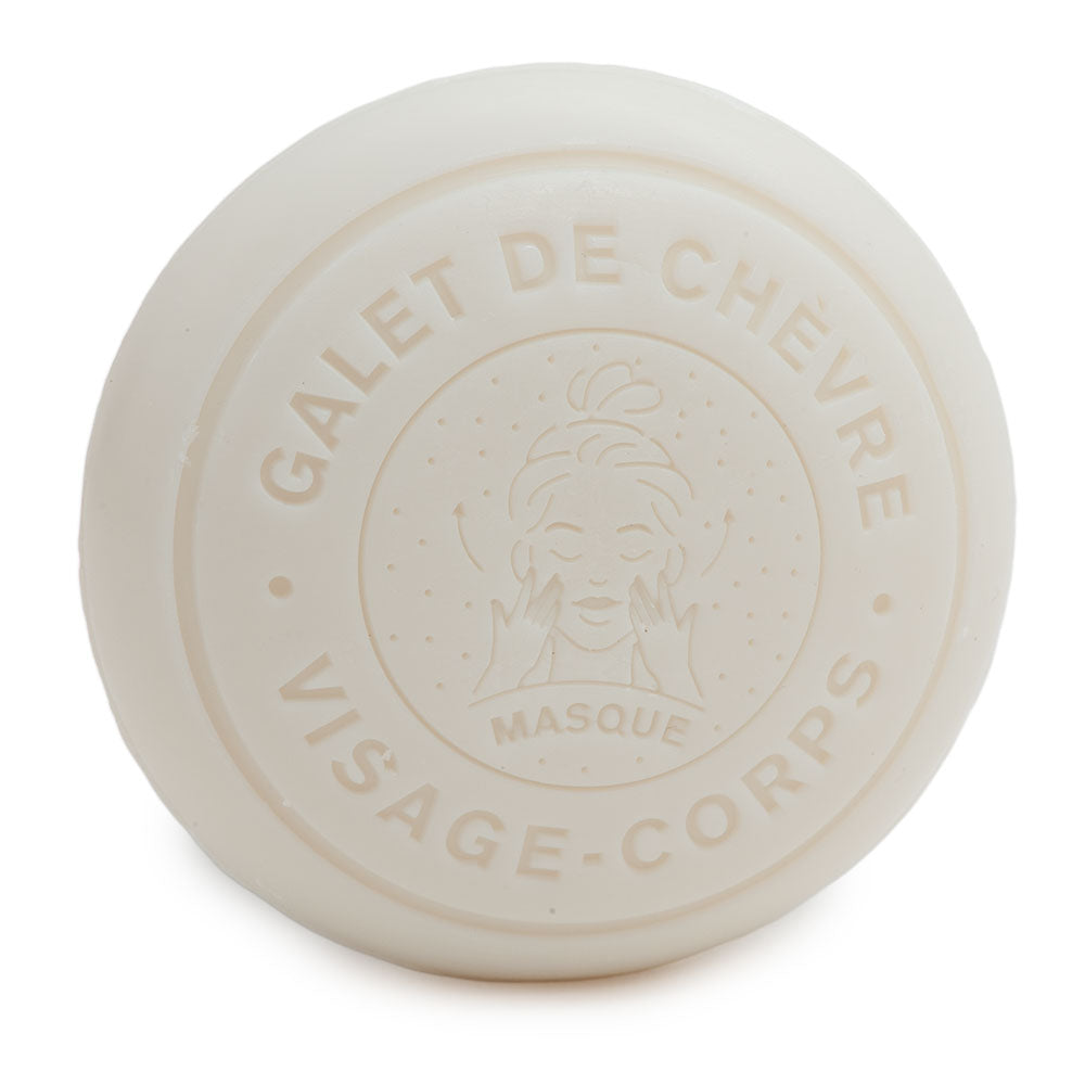 French Pebble Soap, Body and Face Mask, Organic Donkey Milk, Goats Milk Fragrance, 110g