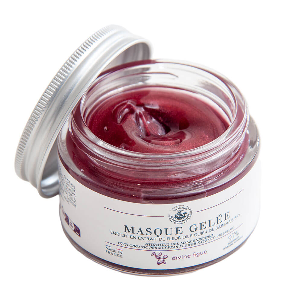 French Gel Face Mask, Prickly Pear Flower Extract, Hyaluronic Acid, 50ml