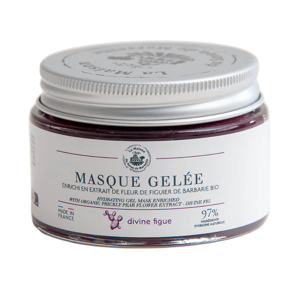 French Gel Face Mask, Prickly Pear Flower Extract, Hyaluronic Acid, 50ml
