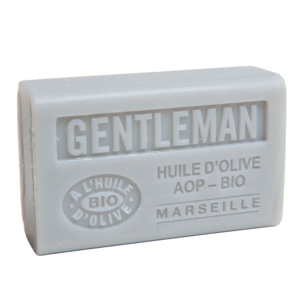 French Olive Oil Soap with Shea Butter, Gentleman Fragrance, 125g