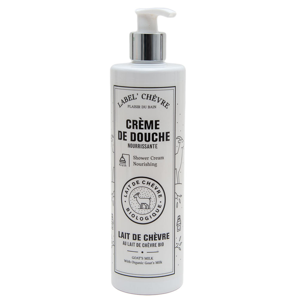 French Shower Cream, Donkey Milk and Almond Oil, Goats Milk Fragrance, 400ml