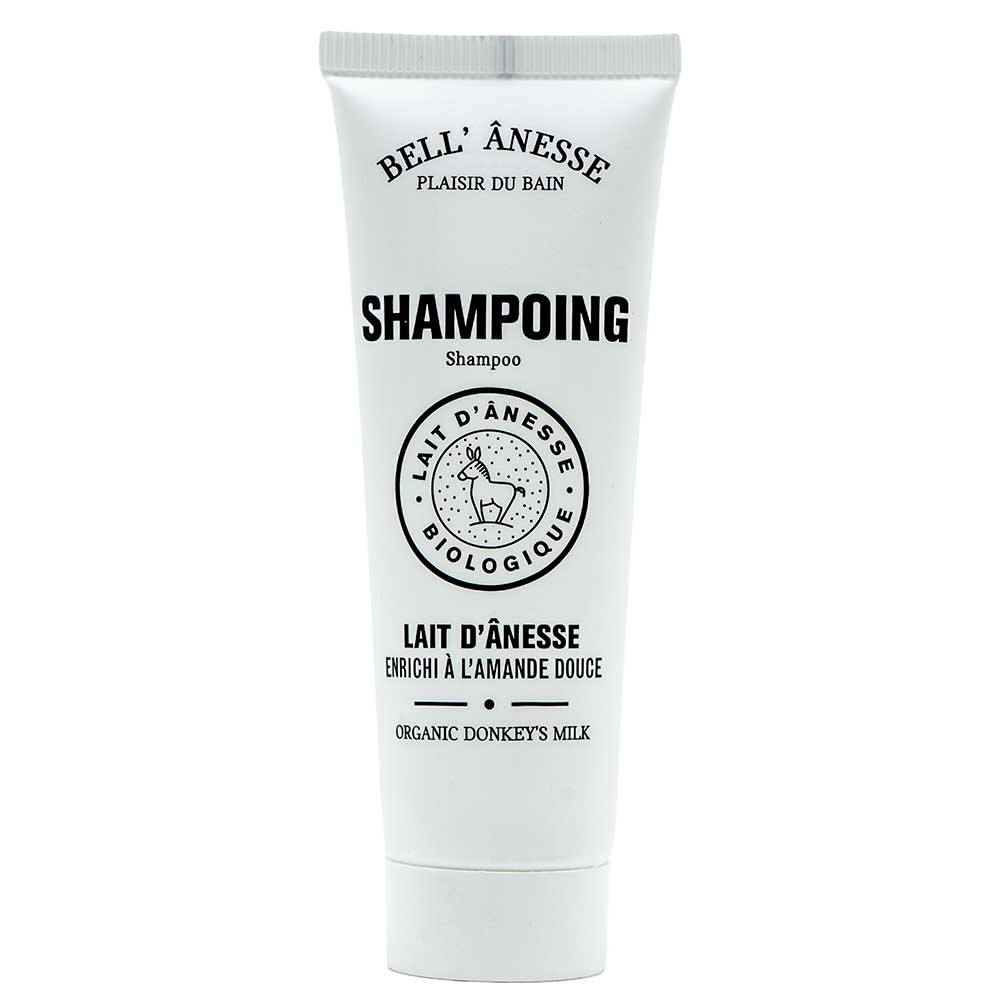 Travel Size Shampoo with Donkey Milk, Enriched with Sweet Almond, 30ml