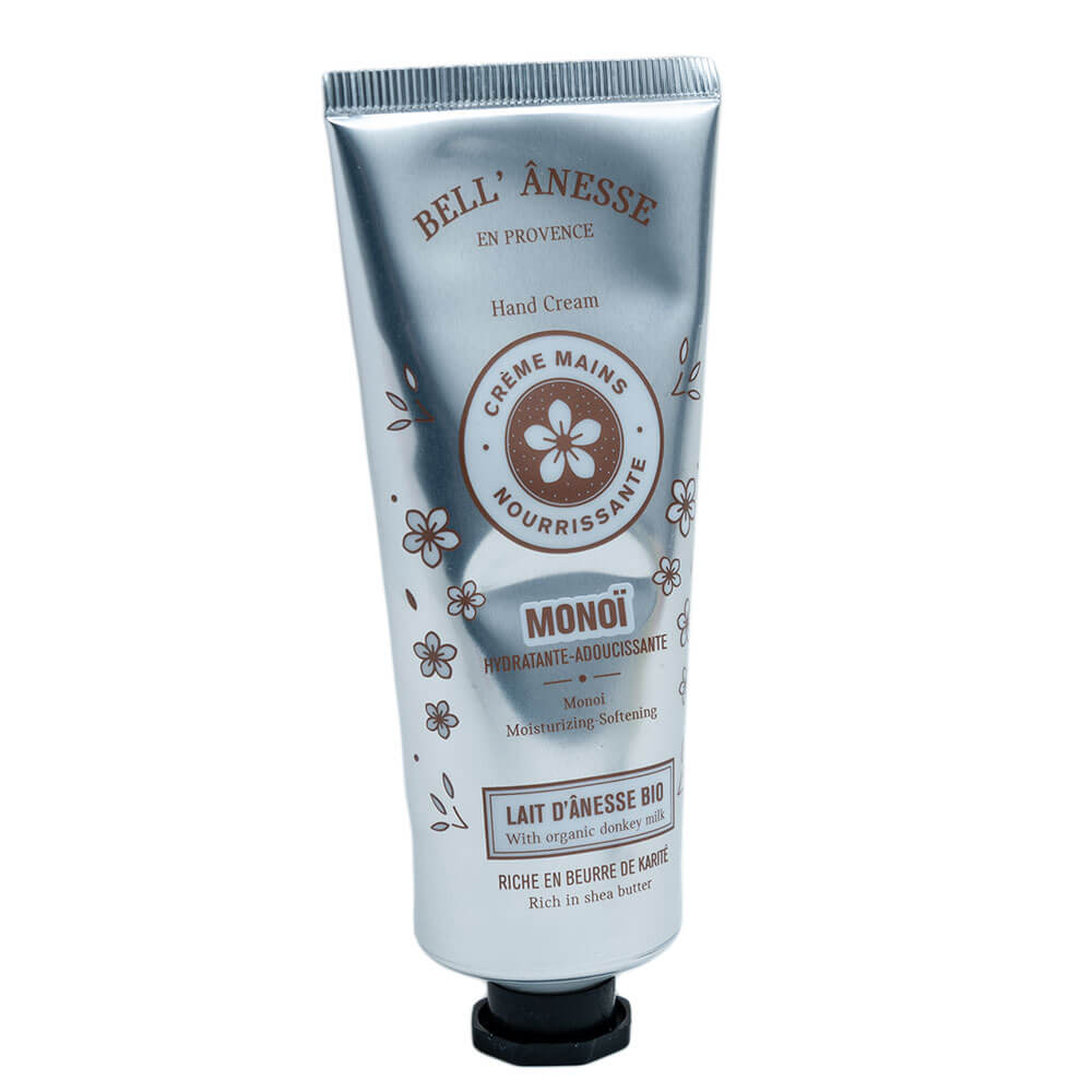 French Hand Cream, Donkey Milk and Shea Butter, Monoi Fragrance ,75ml