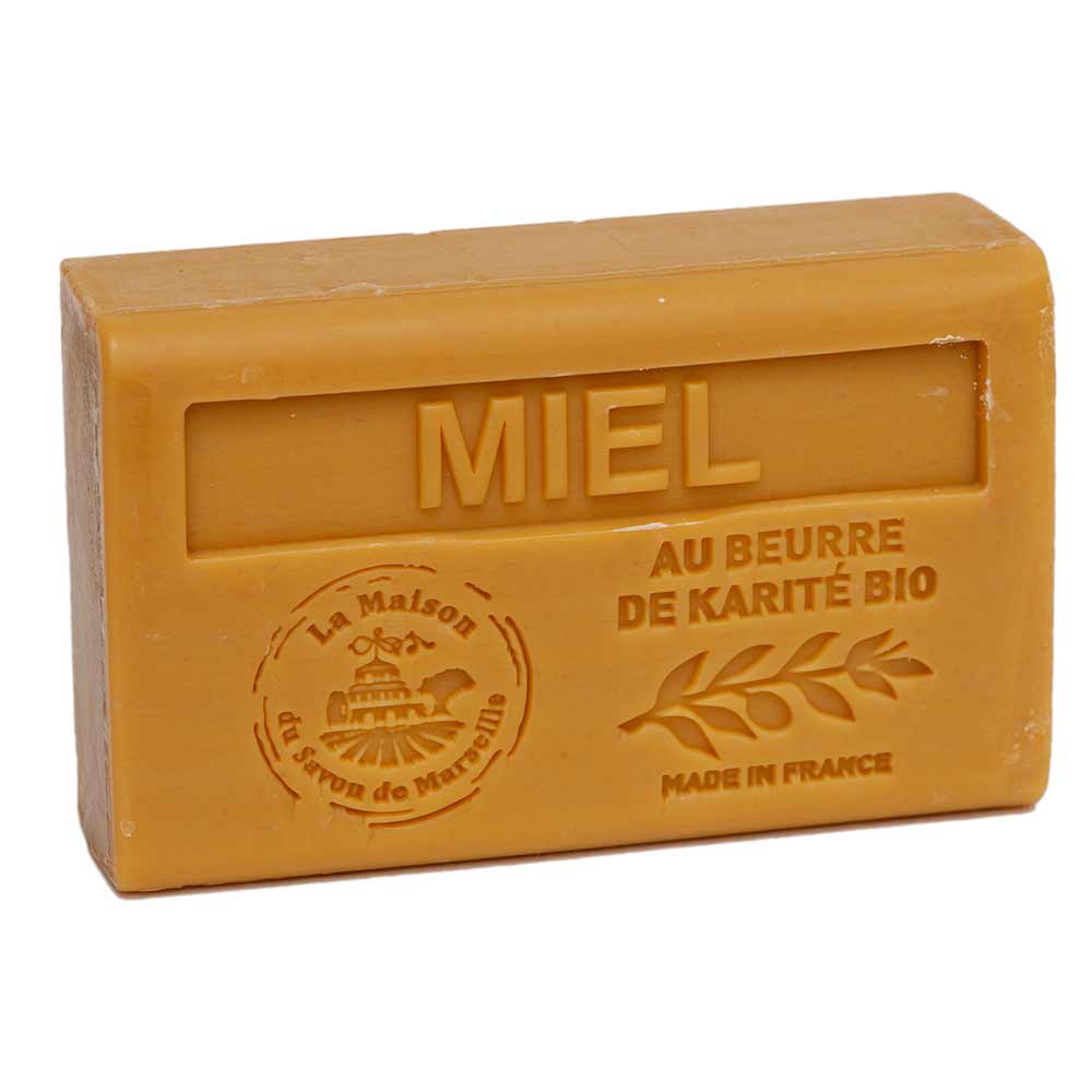 French Soap with Shea Butter, Honey Fragrance, 125g