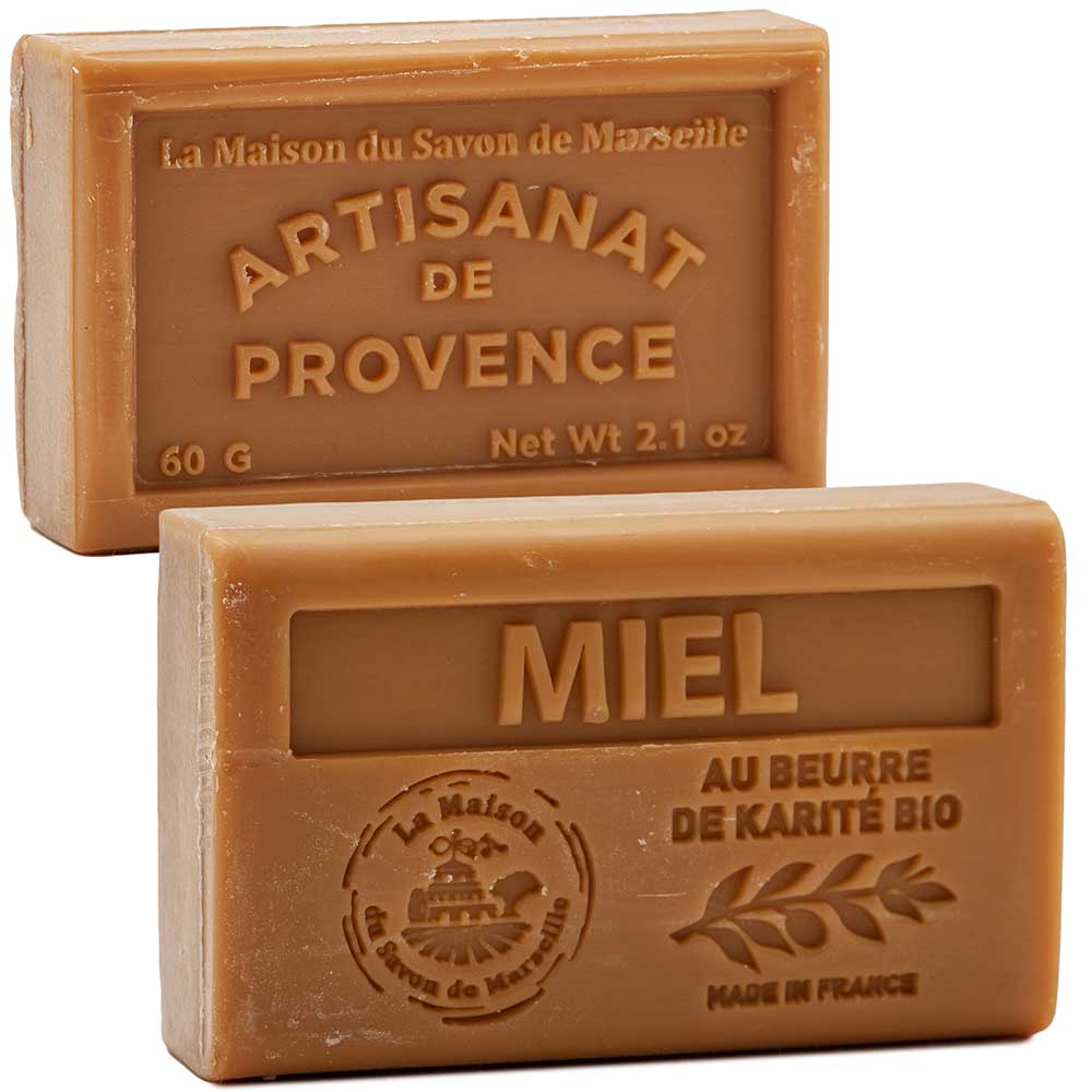 French Soap with Shea Butter, Honey Fragrance, 60g