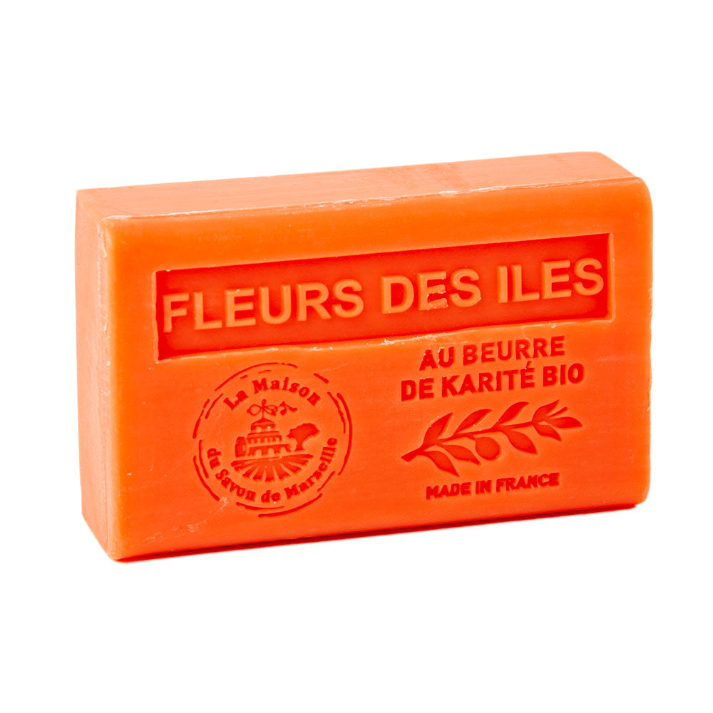 French Soap with Shea Butter, Island Flower Fragrance, 125g
