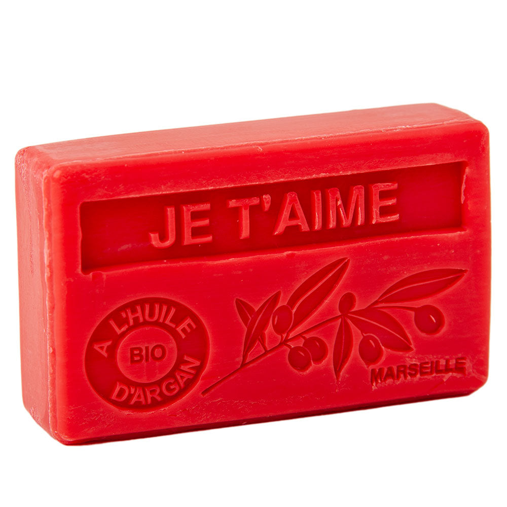 French Soap with Argan Oil, I Love You Fragrance, 100g