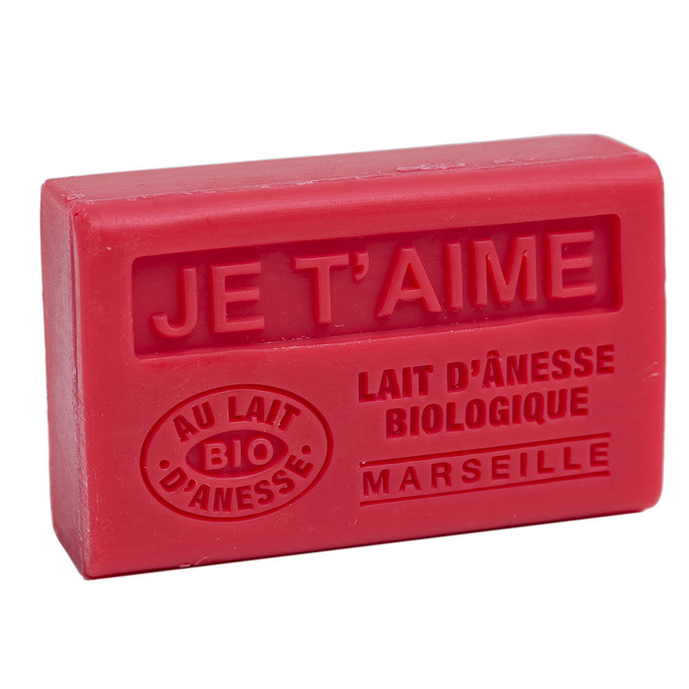French Soap with Donkey Milk, I Love You Fragrance, 60g