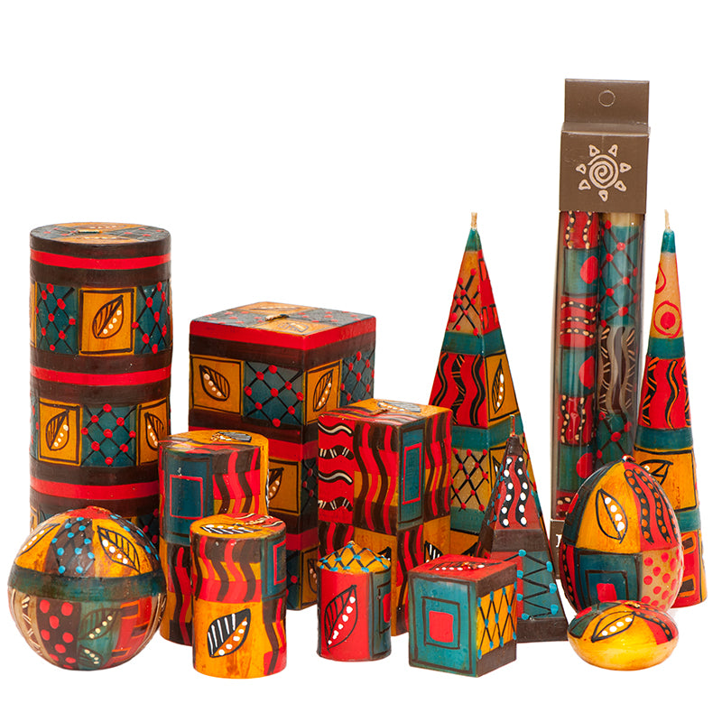 South African Candles, Single Wick, African Odyssey Design