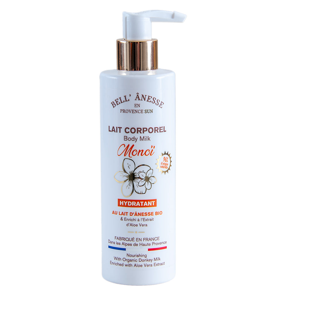 French Body Lotion, Donkey Milk, Monoi Fragrance, 250ml