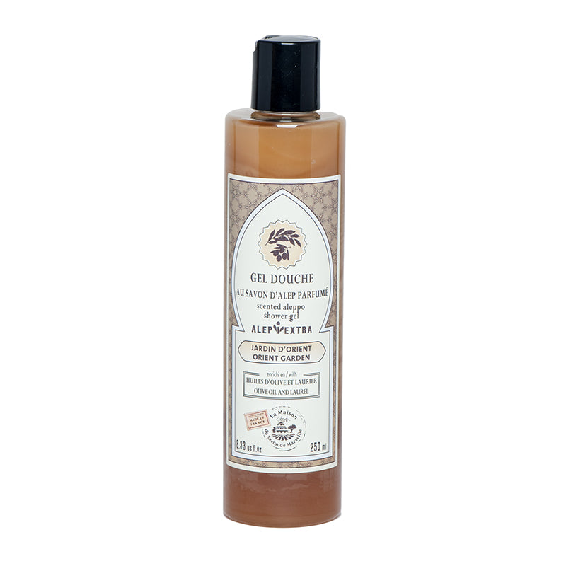 Aleppo Shower Gel, Laurel and Olive Oil, Oriental Garden Fragrance, 250ml