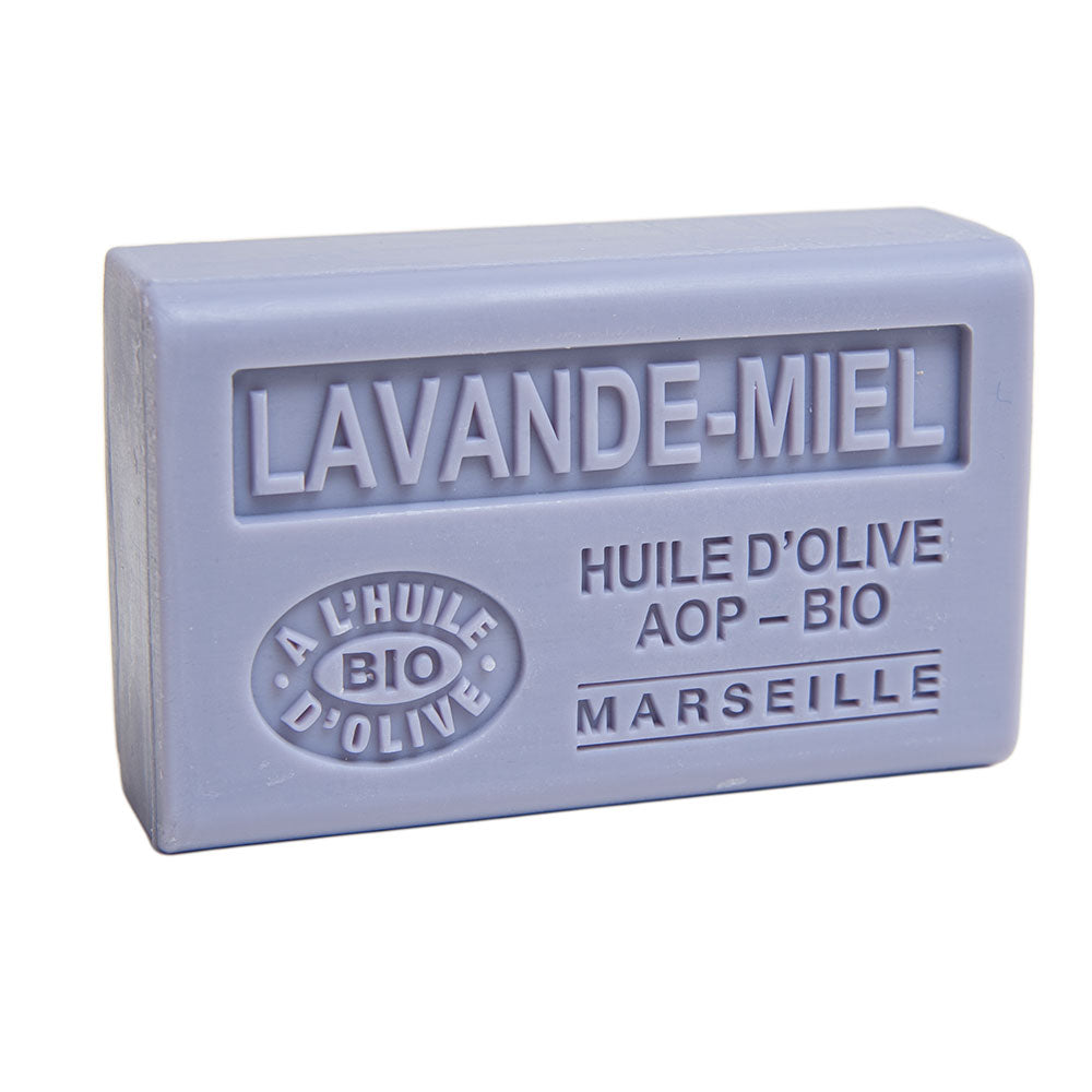 French Olive Oil Soap with Shea Butter, Lavender Honey Fragrance, 125g